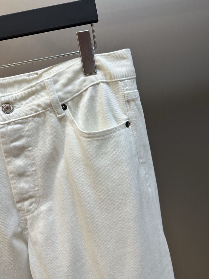 Celine BOYFRIEND 001 White Jeans FZKZ1844