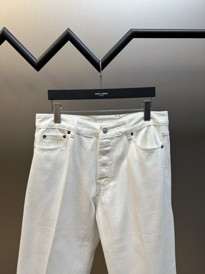 Celine BOYFRIEND 001 White Jeans FZKZ1844