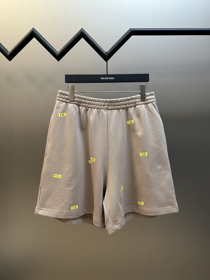 BALENCIAGA 520 STICKERS Shorts FZKZ1840