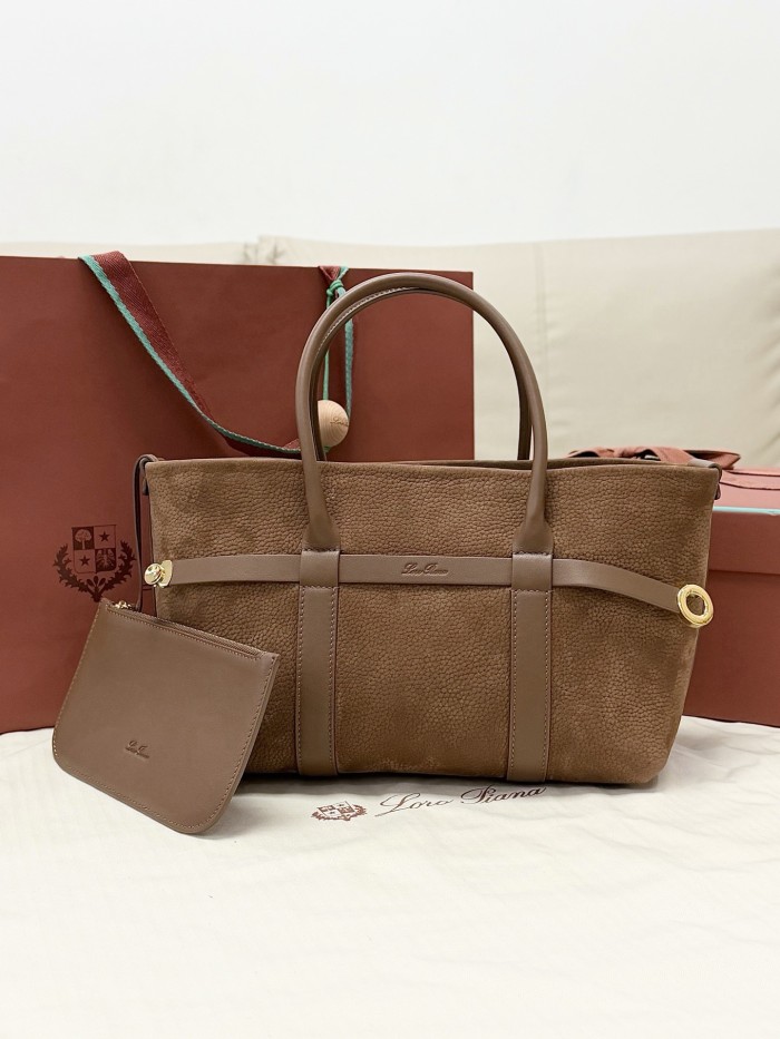 Loro Piana Ghiera Shopper Handbag  Small Size FZBB221