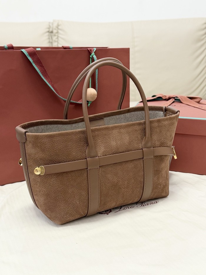 Loro Piana Ghiera Shopper Handbag  Small Size FZBB221