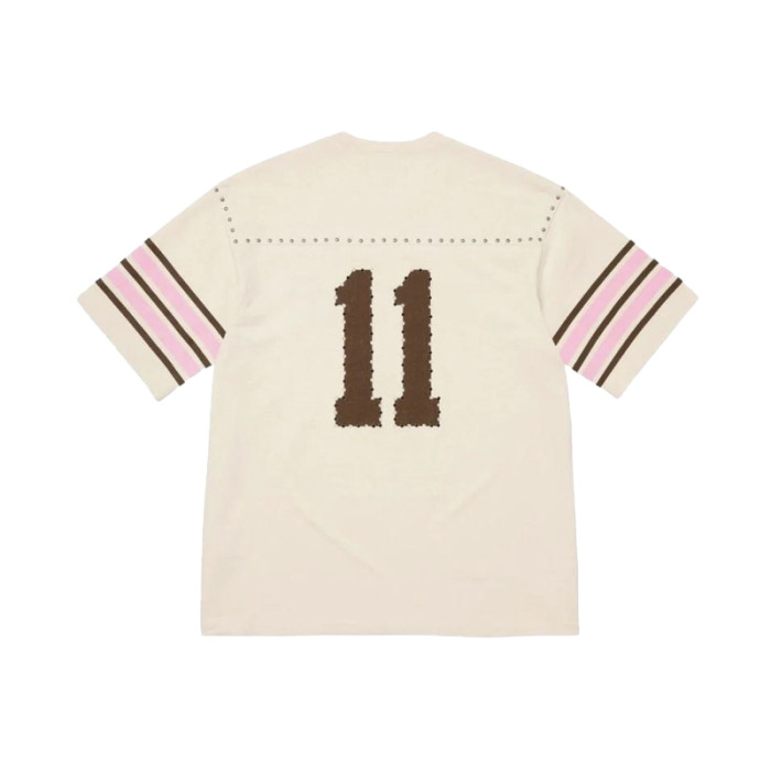 SUPREME SS26 Studded S/S Football JERSEY FZTX6046