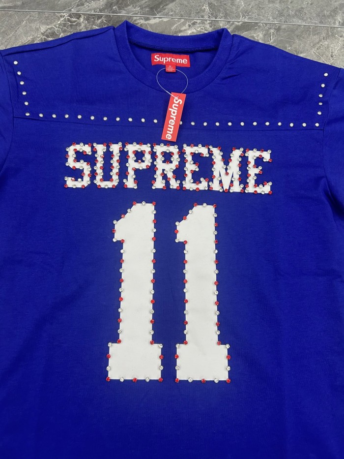 SUPREME SS26 Studded S/S Football JERSEY FZTX6046