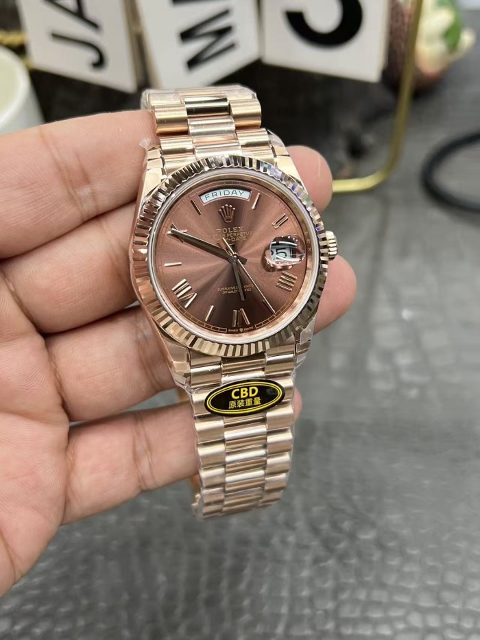 ROLEX OysterPerpetual Day-Date 40MM Watch FZSB036