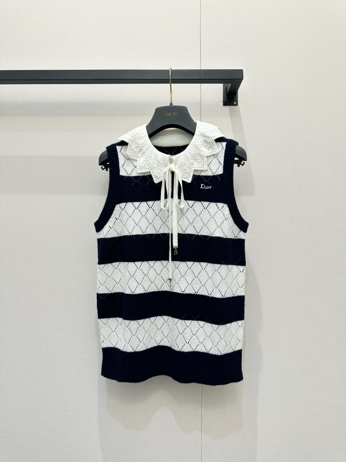 Dior Marinière Knit Sleeveless Tee FZMY841