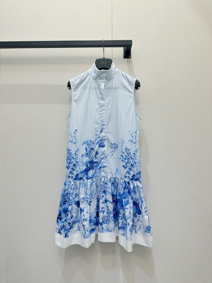 Dior Dioriviera Floral Garden Dress FZQZ036