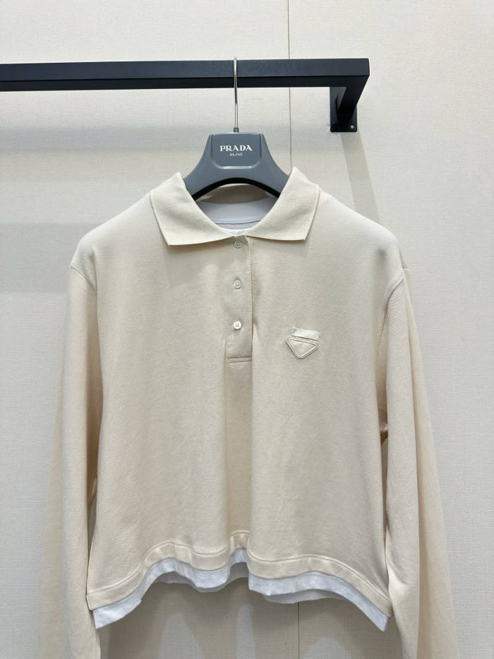 Prada LS Polo Tee FZTX6073