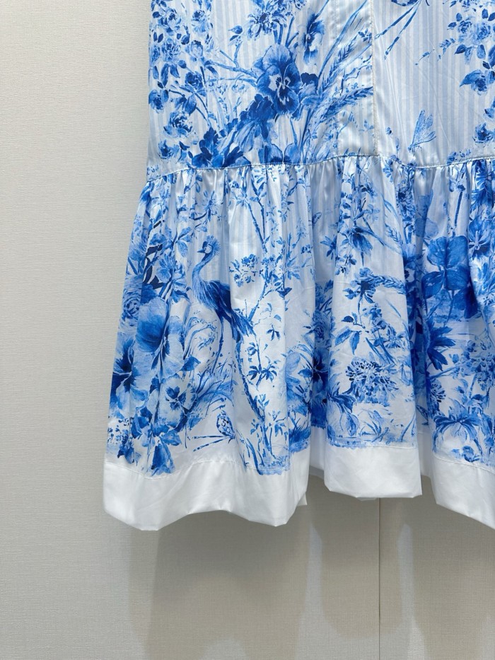 Dior Dioriviera Floral Garden Dress FZQZ036
