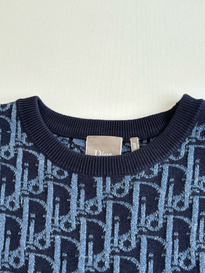 Dior Oblique knitted tee FZTX6087