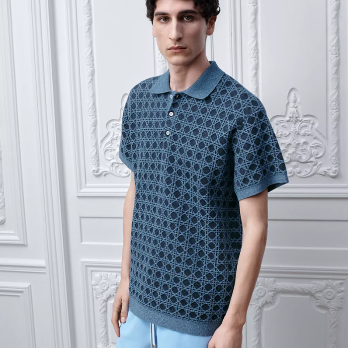 Dior Oblique knitted Polo tee FZTX6088