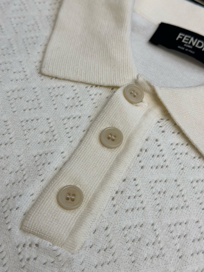 Fendi Knitted Polo Tee FZTX6094