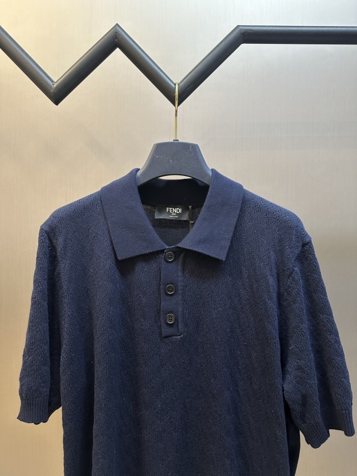 Fendi Knitted Polo Tee FZTX6094