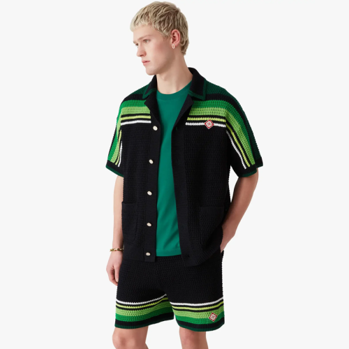 CASABLANCA Knitted Suit Shirts Shorts FZTZ109