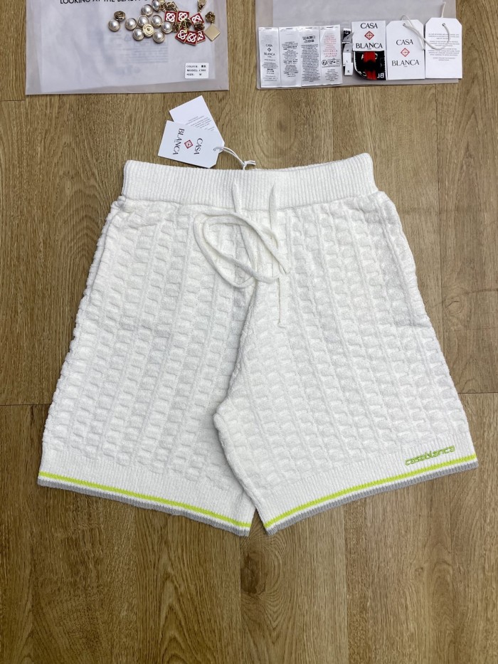 CASABLANCA Knitted Suit Polo Shorts FZTZ112