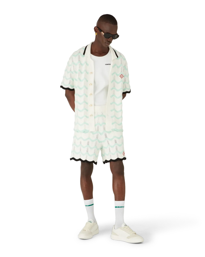 CASABLANCA Knitted Suit Shirts Shorts FZTZ087