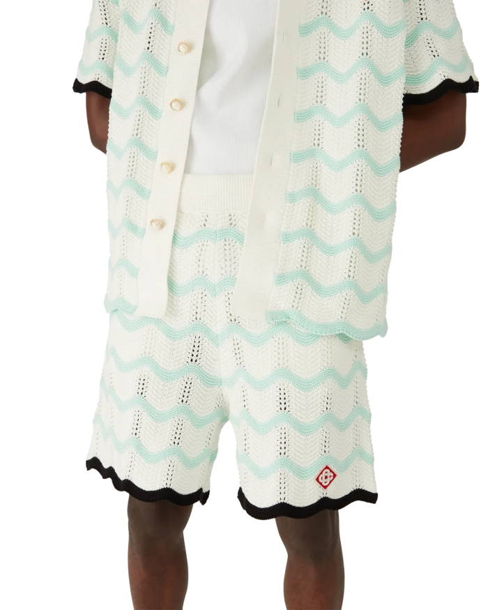 CASABLANCA Knitted Suit Shirts Shorts FZTZ087