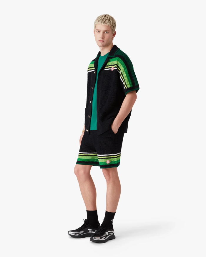 CASABLANCA Knitted Suit Shirts Shorts FZTZ109