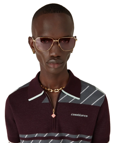 CASABLANCA Knitted Polo T-shirts FZTX5373