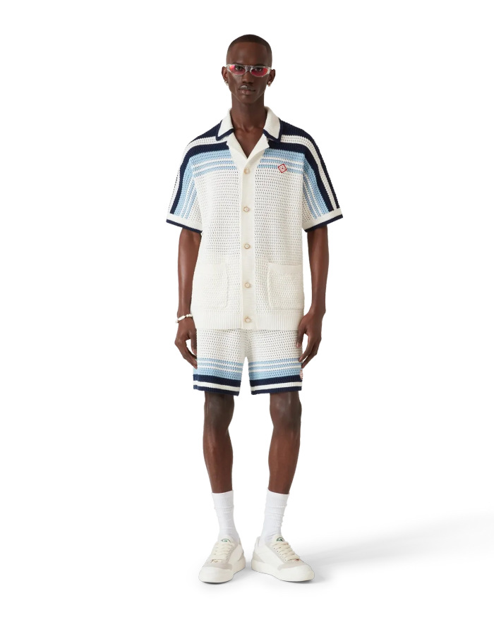 CASABLANCA Knitted Suit Shirts Shorts FZTZ091