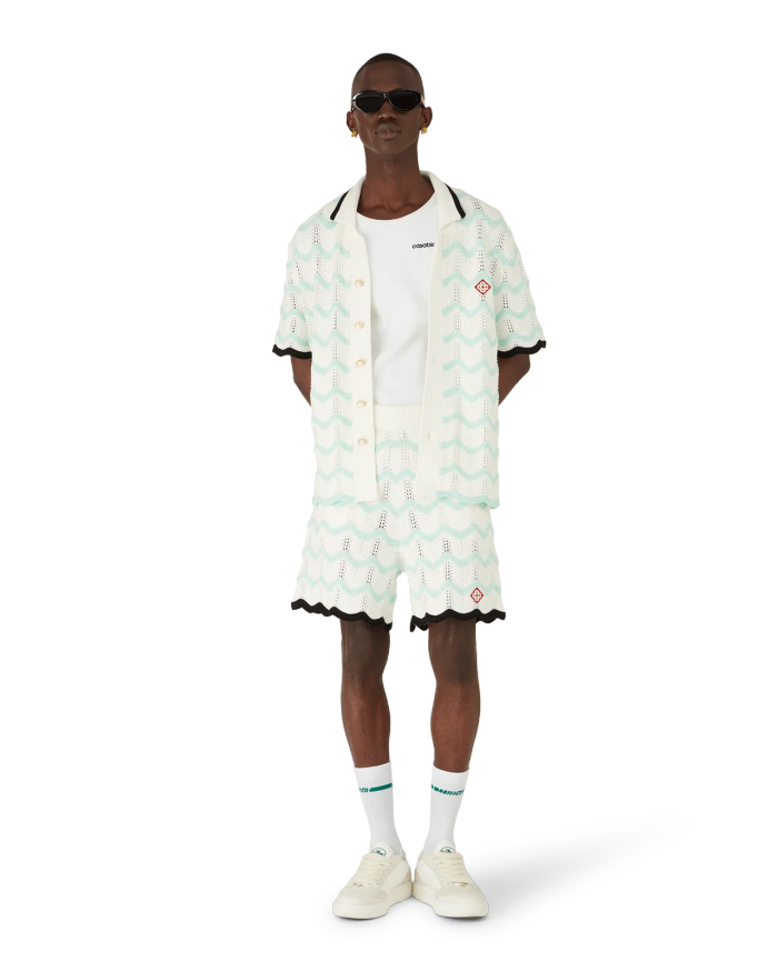 CASABLANCA Knitted Suit Shirts Shorts FZTZ087