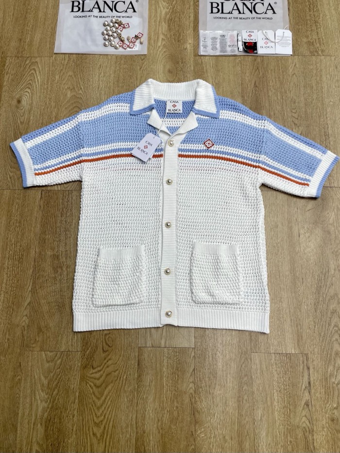 CASABLANCA Knitted Suit Shirts Shorts FZTZ108