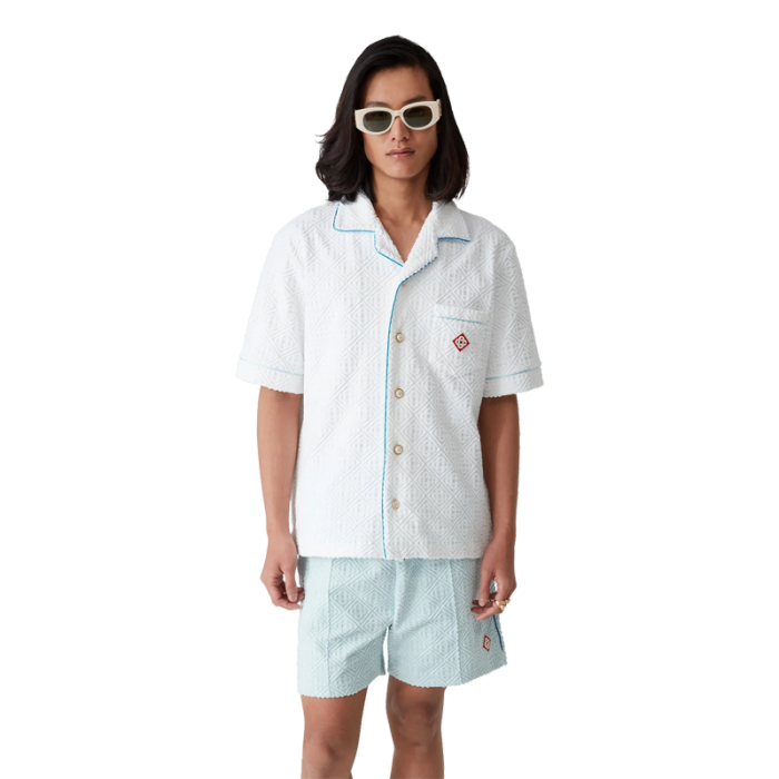CASABLANCA Monogram Towelling Suit Shirts Shorts FZTZ105