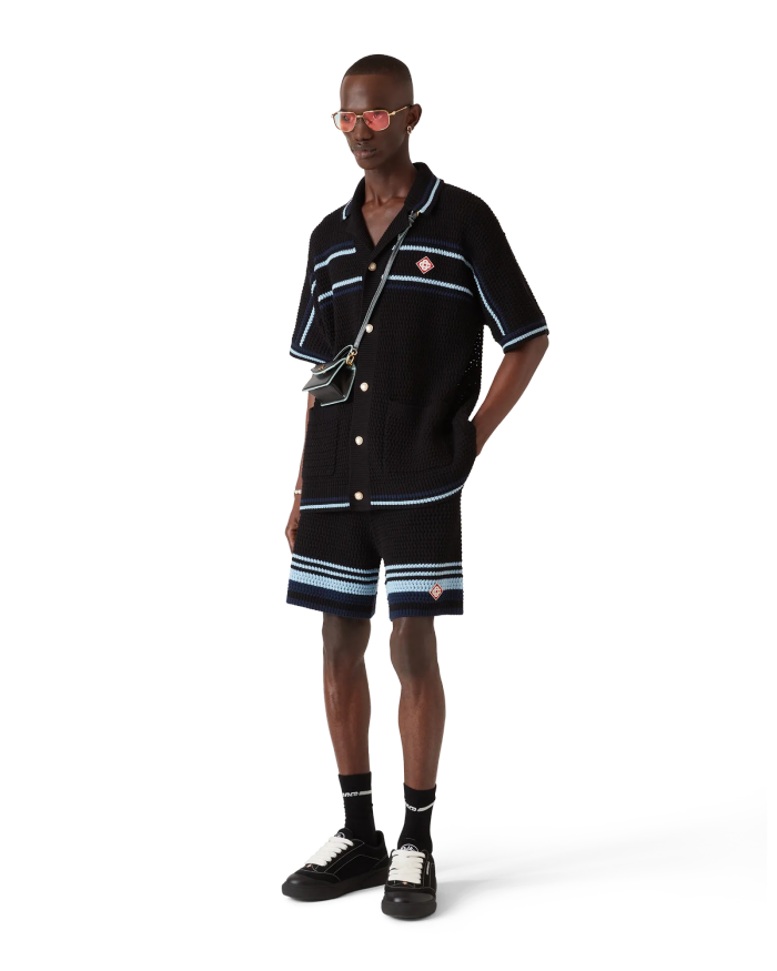 CASABLANCA Knitted Suit Shirts Shorts FZTZ092