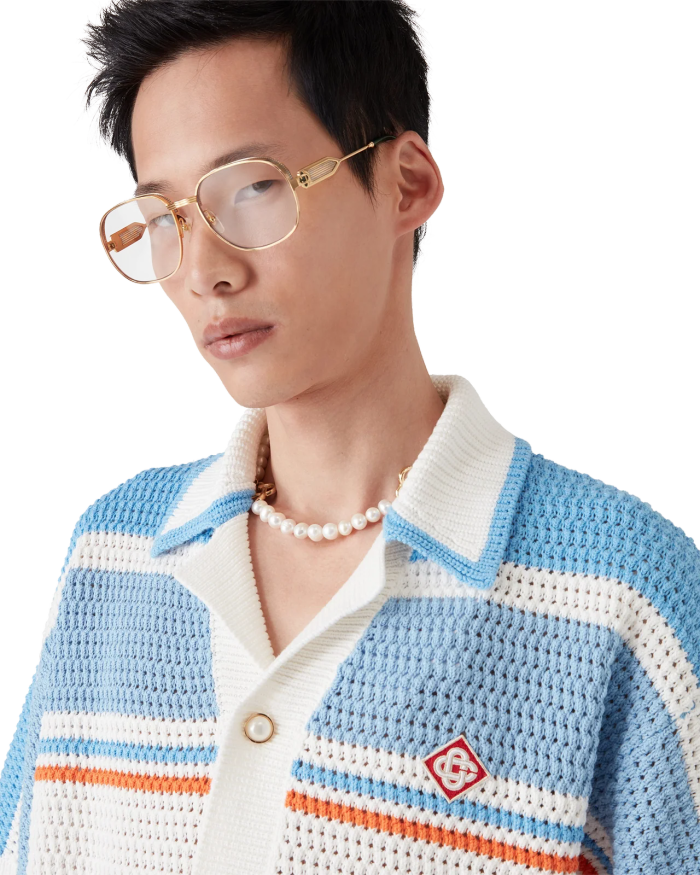 CASABLANCA Knitted Suit Shirts Shorts FZTZ108