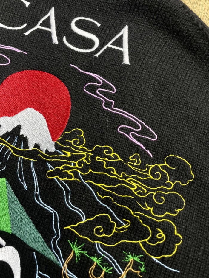 CASABLANCA CASA MOUNTAIN TEMPLE CARDIGAN FZMY848