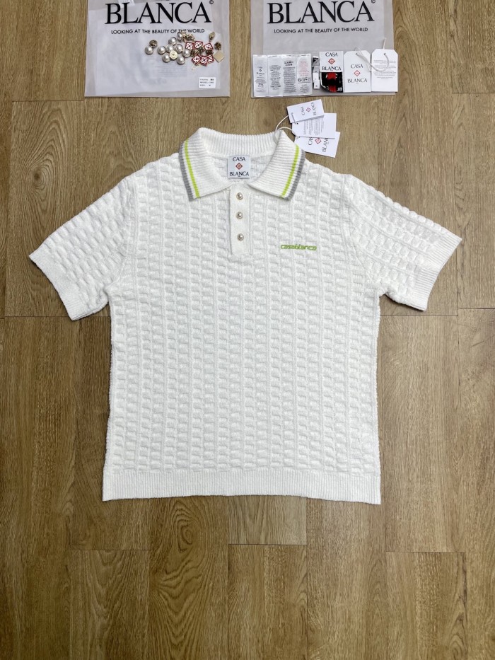 CASABLANCA Knitted Suit Polo Shorts FZTZ112