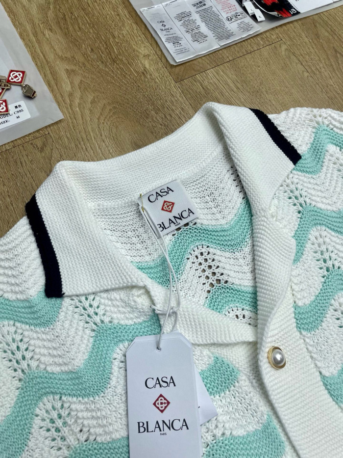 CASABLANCA Knitted Suit Shirts Shorts FZTZ087