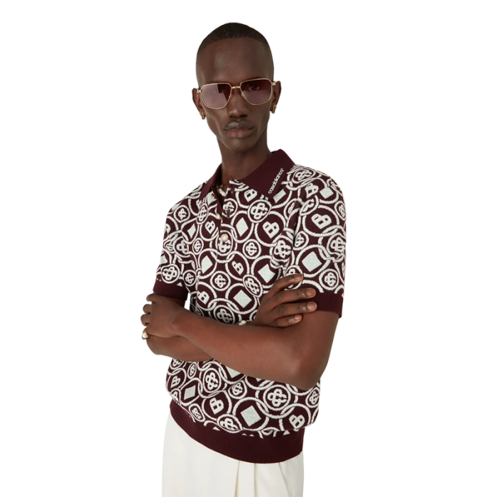 CASABLANCA Knitted Polo T-shirts FZTX5371