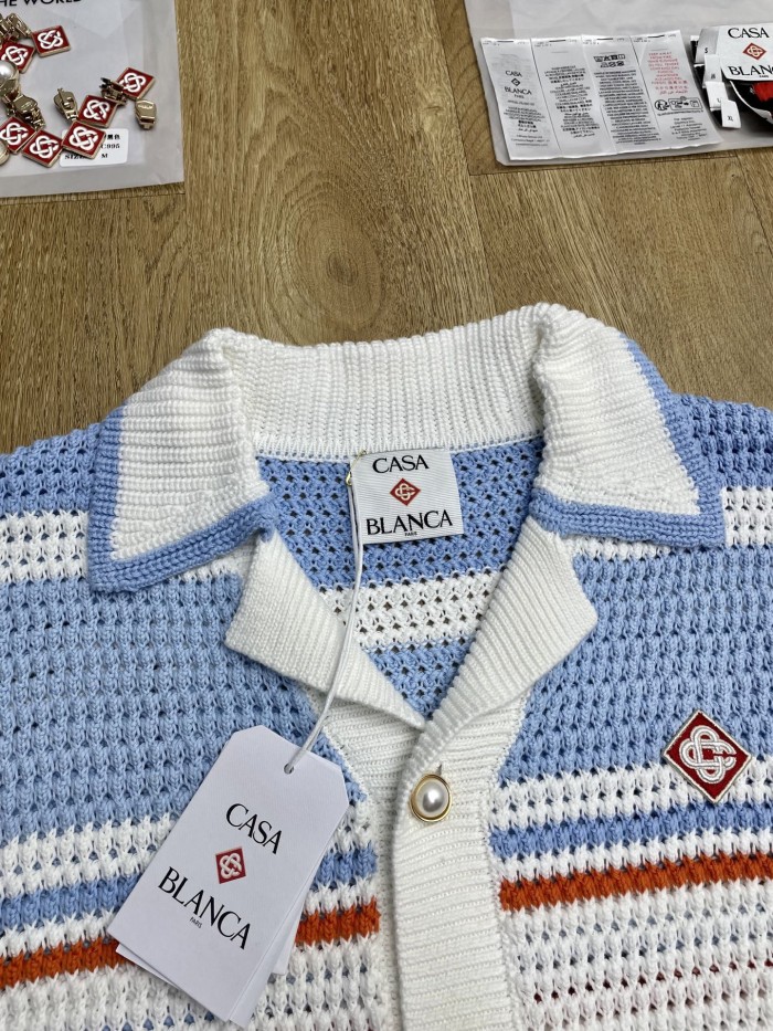 CASABLANCA Knitted Suit Shirts Shorts FZTZ108