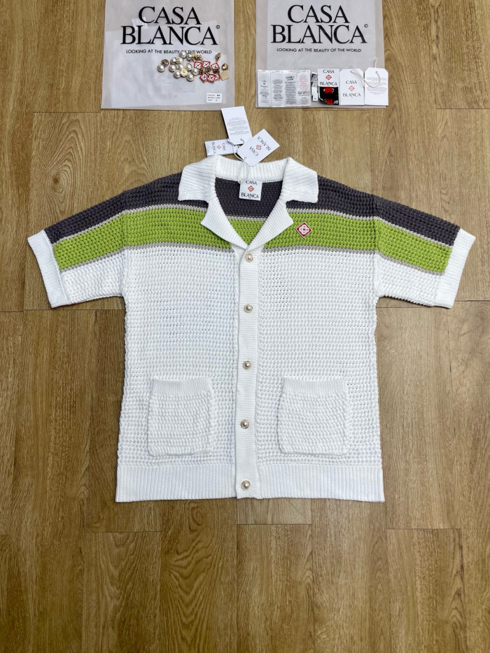 CASABLANCA Knitted Suit Shirts Shorts FZTZ090