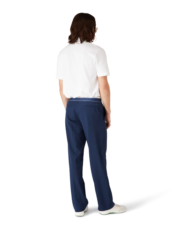 CASABLANCA LAUREL PIQUE SHORT SLEEVE POLO SHIRT FZTX6128