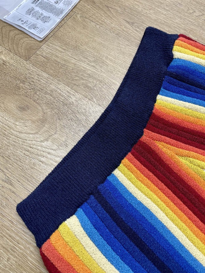 CASABLANCA GRADIENT STRIPE TOWELLING SHORTS FZKZ1883
