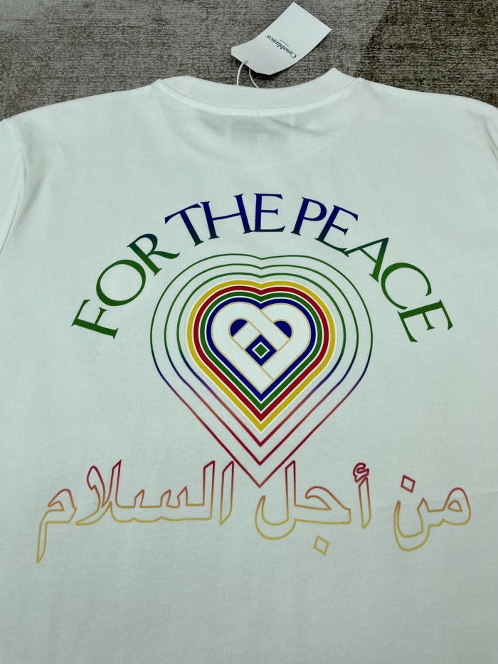 CASABLANCA FOR THE PEACE T-shirts FZTX6116