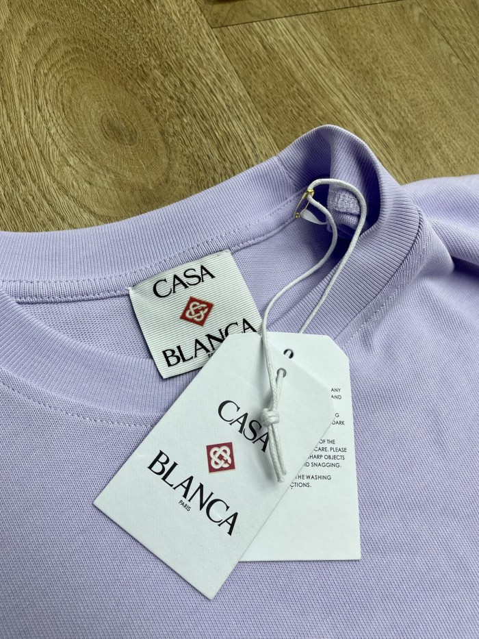 CASABLANCA LOGO PATCH T-shirts FZTX6117