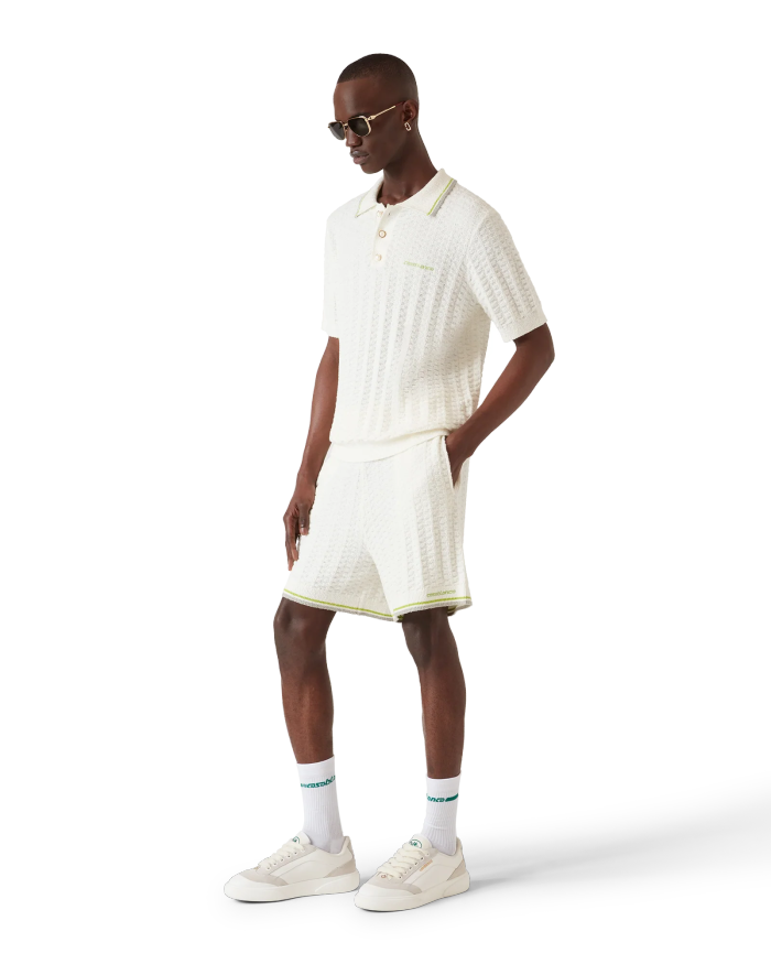 CASABLANCA Knitted Suit Polo Shorts FZTZ112