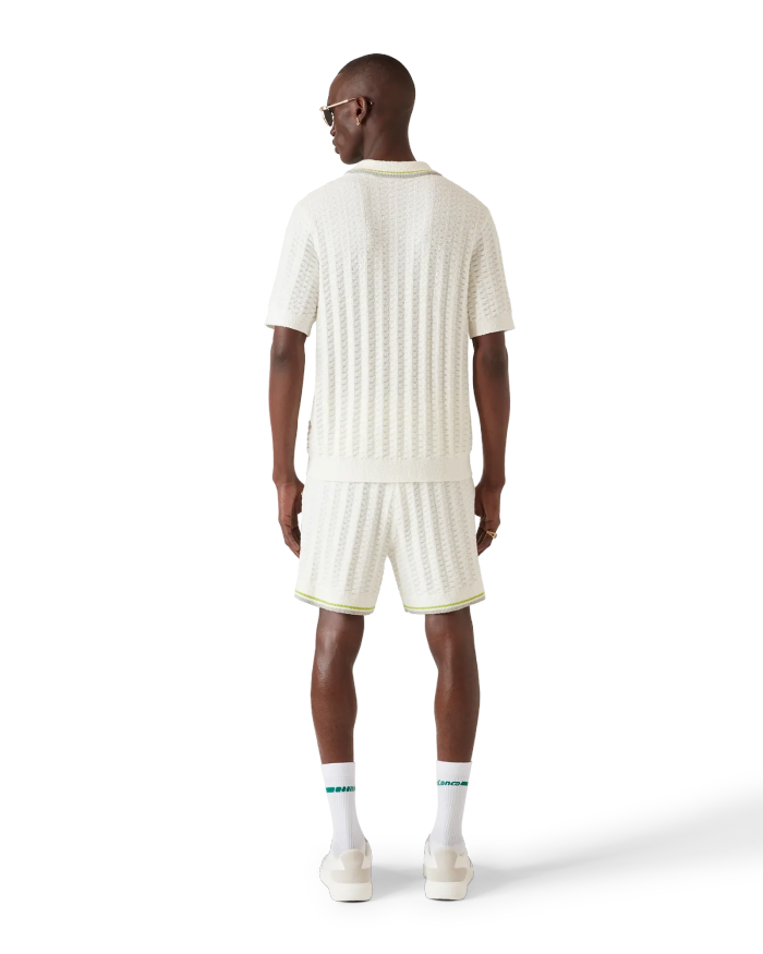 CASABLANCA Knitted Suit Polo Shorts FZTZ112