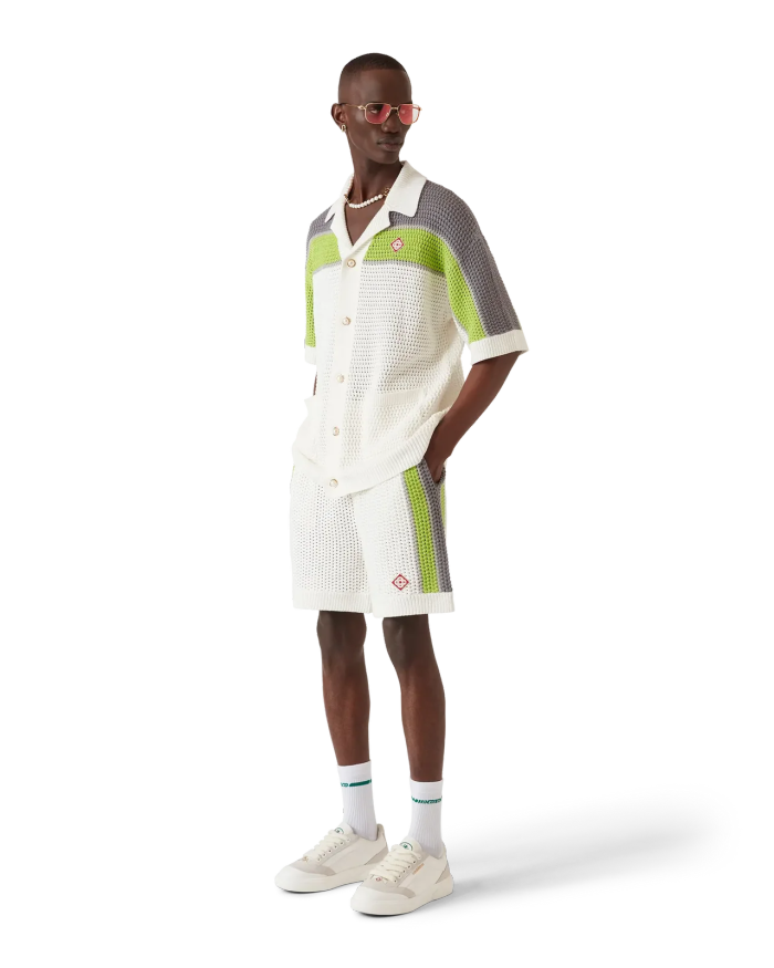 CASABLANCA Knitted Suit Shirts Shorts FZTZ090