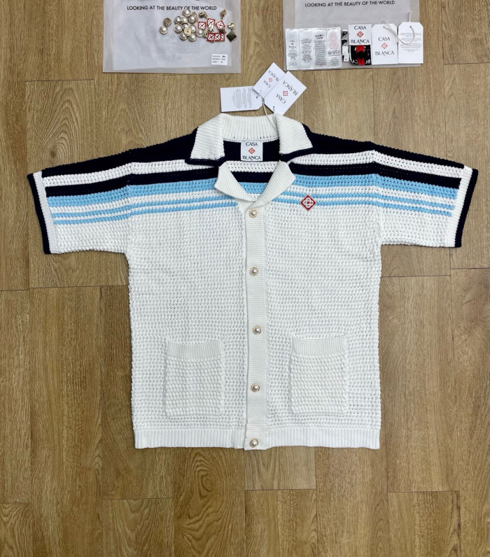 CASABLANCA Knitted Suit Shirts Shorts FZTZ091