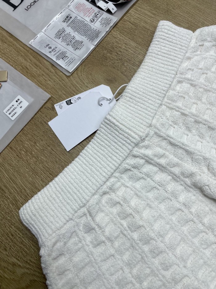 CASABLANCA Knitted Suit Polo Shorts FZTZ112