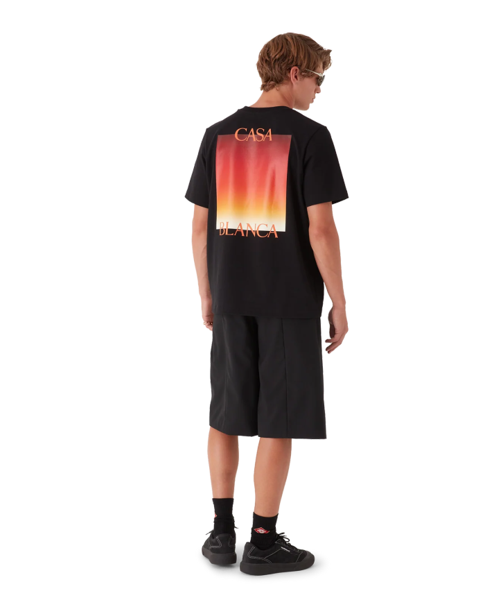 CASABLANCA Gradient Square T-shirts FZTX6115