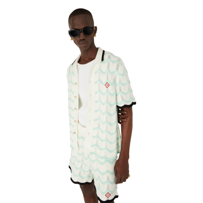 CASABLANCA Knitted Suit Shirts Shorts FZTZ087