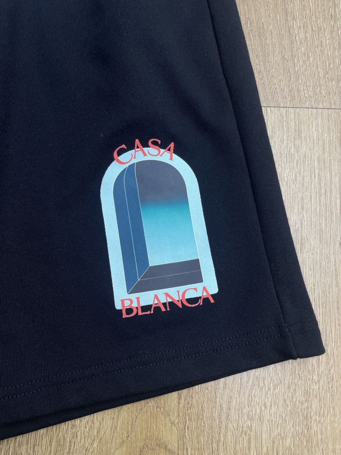 CASABLANCA L'ARCHE Suit Tee Shorts FZTZ113