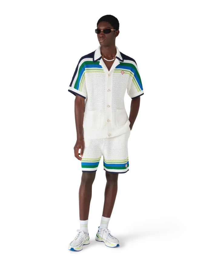 CASABLANCA Knitted Suit Shirts Shorts FZTZ107
