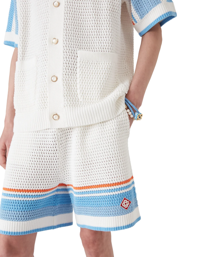 CASABLANCA Knitted Suit Shirts Shorts FZTZ108