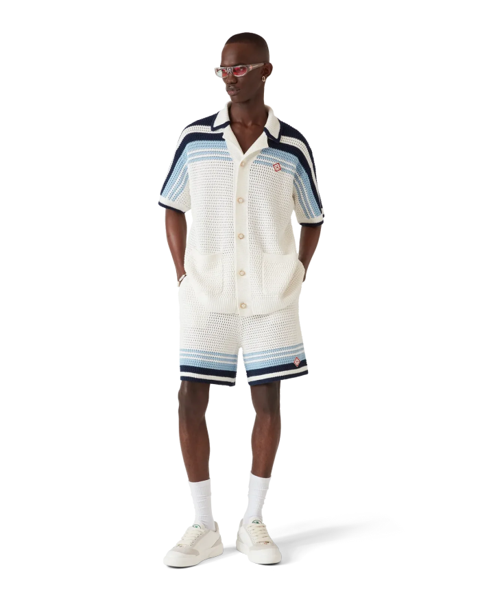 CASABLANCA Knitted Suit Shirts Shorts FZTZ091
