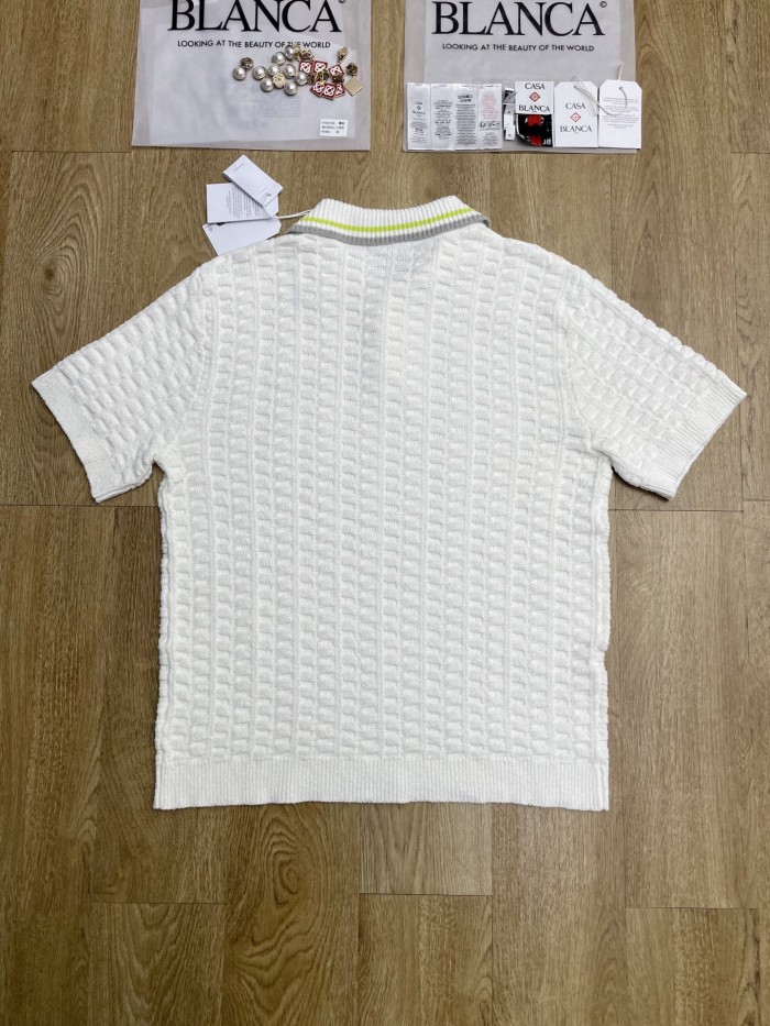 CASABLANCA Knitted Suit Polo Shorts FZTZ112